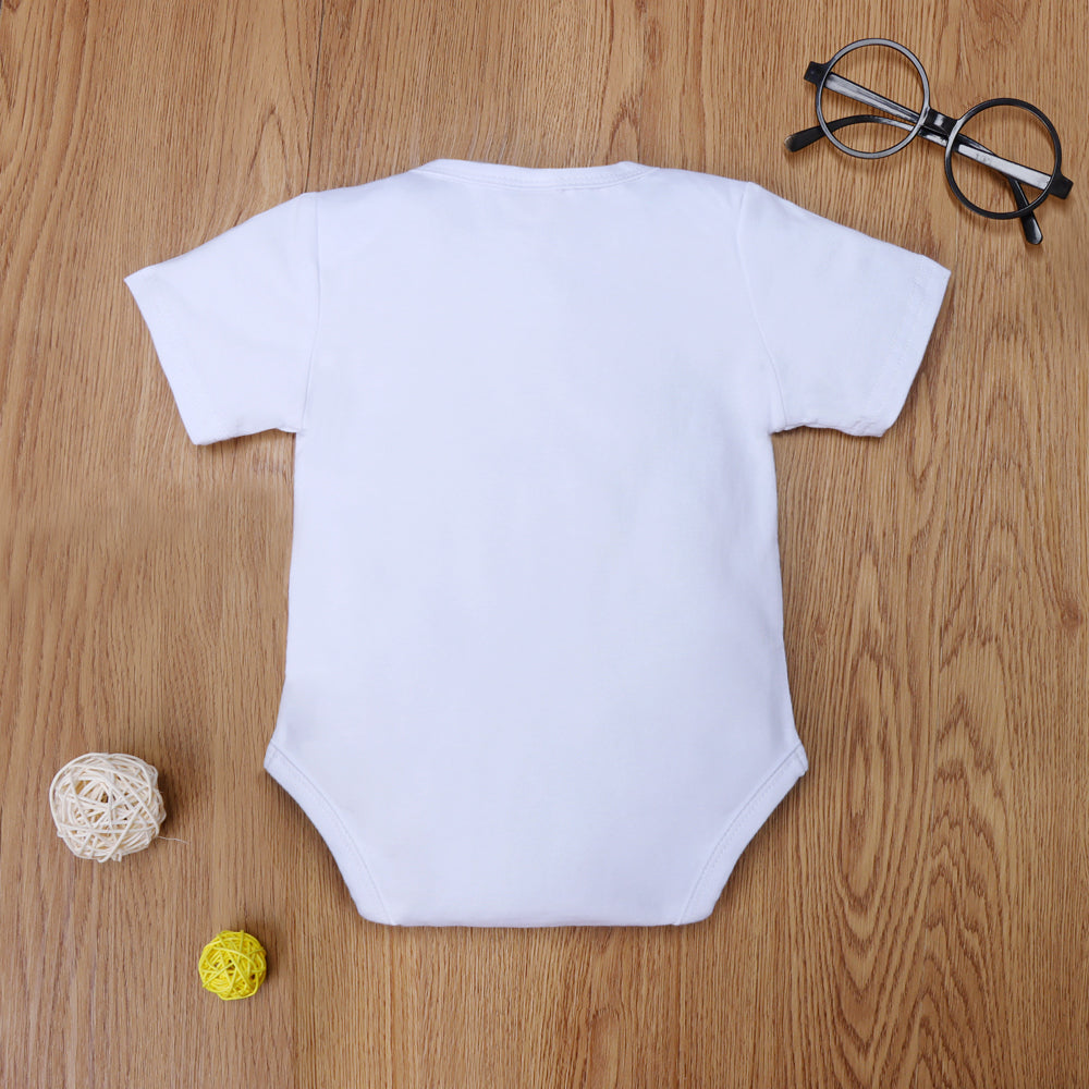 Grandma‘s Little Peanut Letter Printed Romper