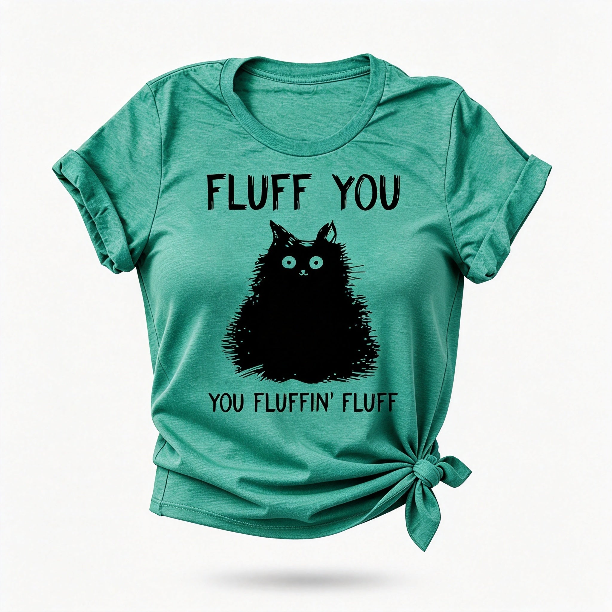 Fluff You Print Women Slogan T-Shirt