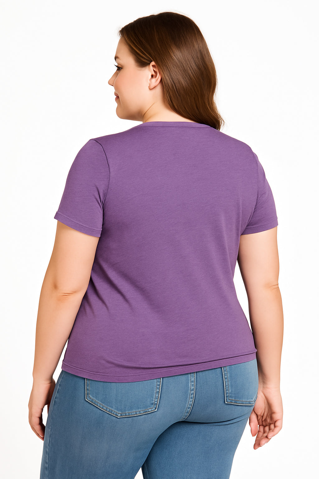 Dabbing Unicorn Graphic Printed Short Sleeve Plus Size Tee