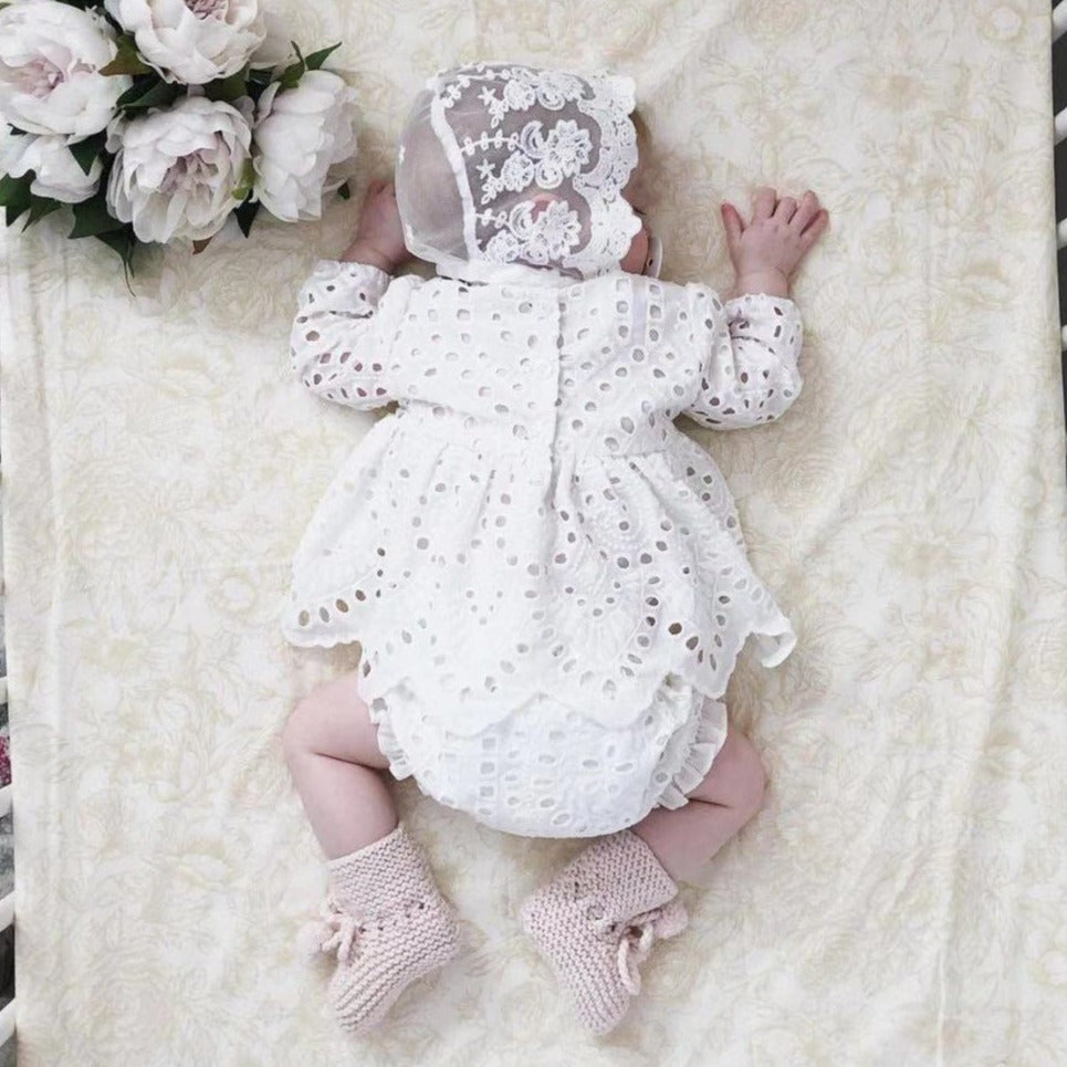 3PCS Lovely Solid Color Baby Set