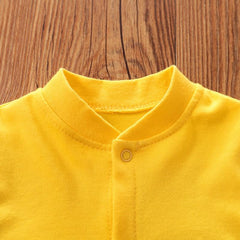 Baby Giraffe Pocket Design Jumpsuit