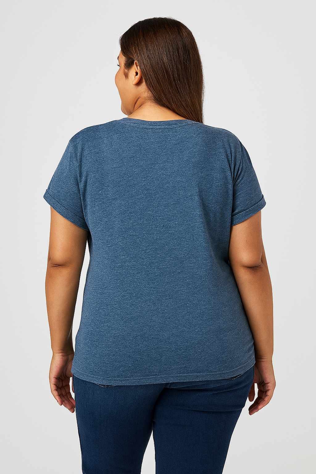 Cat Cartoon Print Cotton Plus Size T-shirt