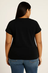 Dandelion Cotton Plus Size T-shirt