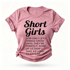 Shorts feminino estampado camiseta com slogan feminino 