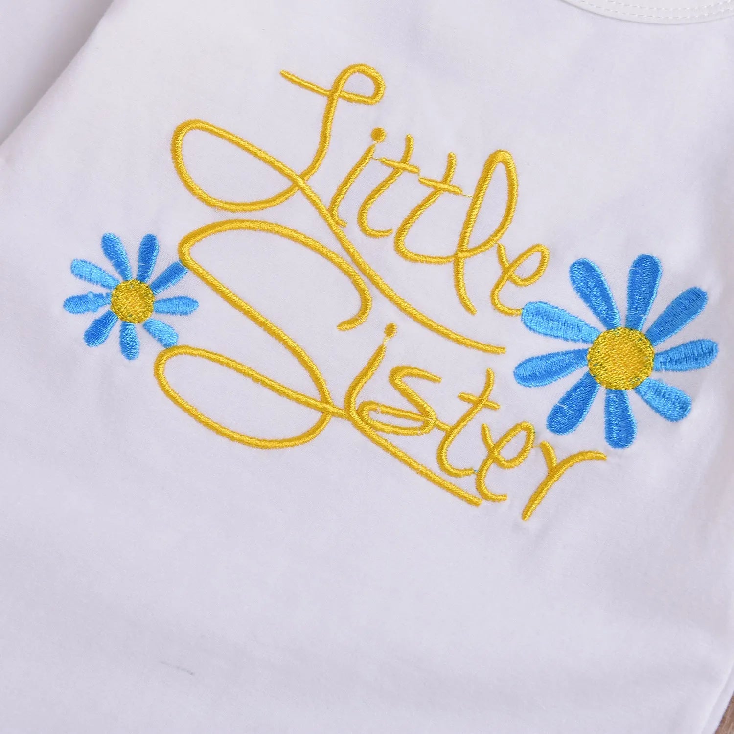 Baby NewBorn Little Sister Floral Print Pajamas and Hat