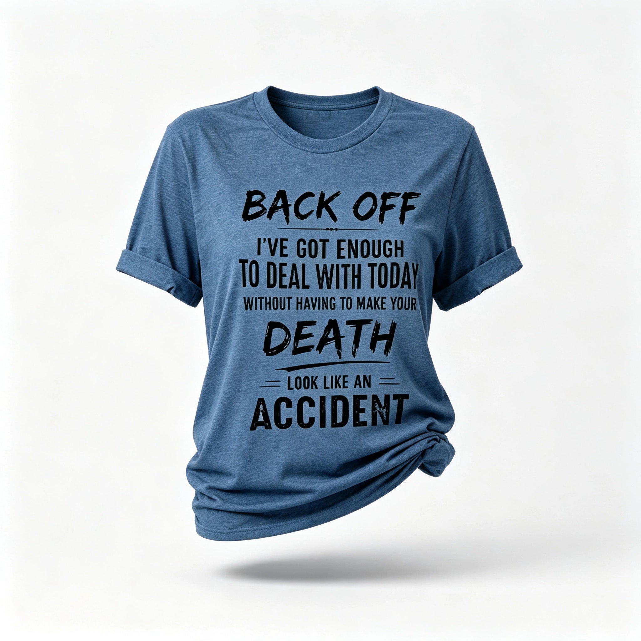 Camiseta com slogan feminino com estampa de letras da moda