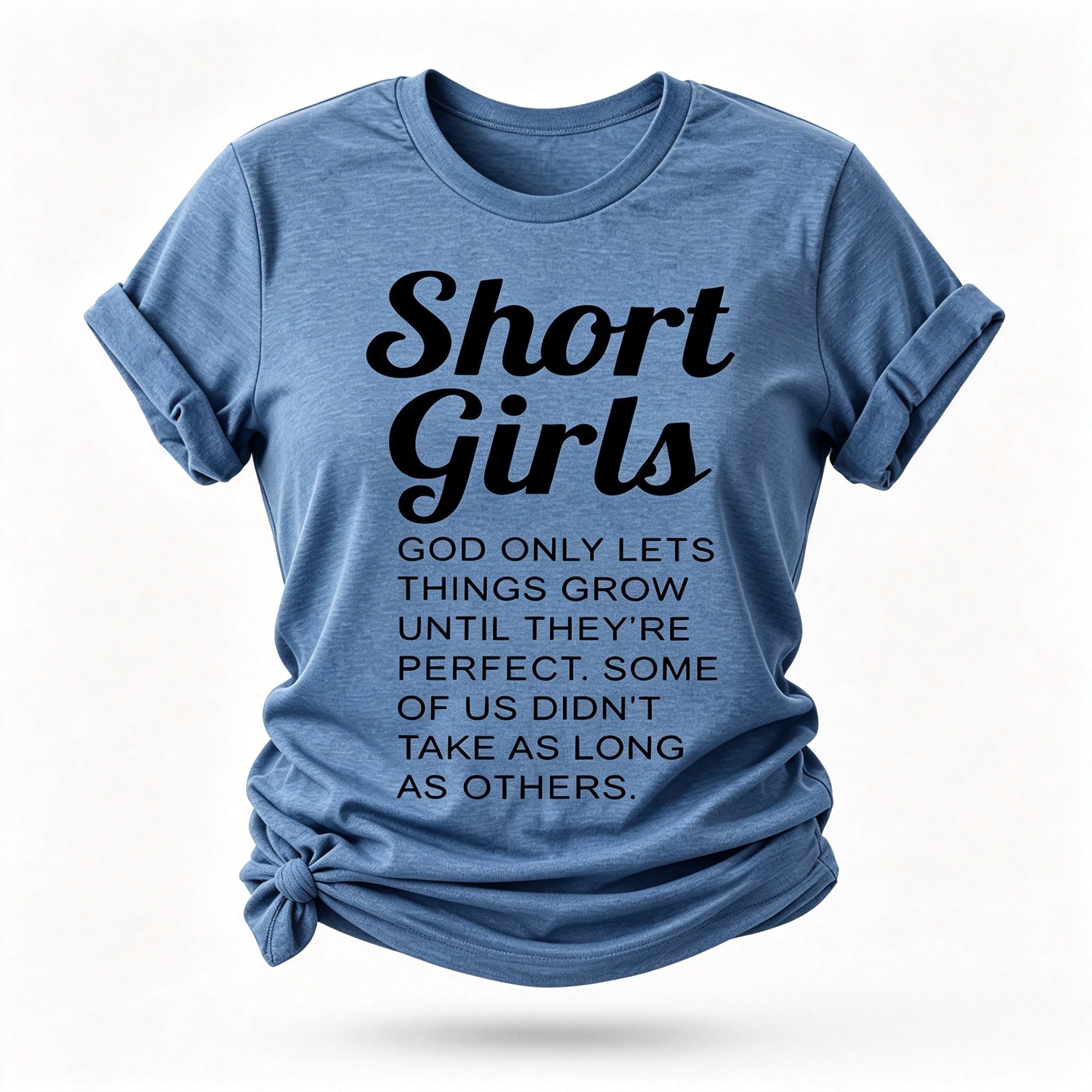 Shorts feminino estampado camiseta com slogan feminino 