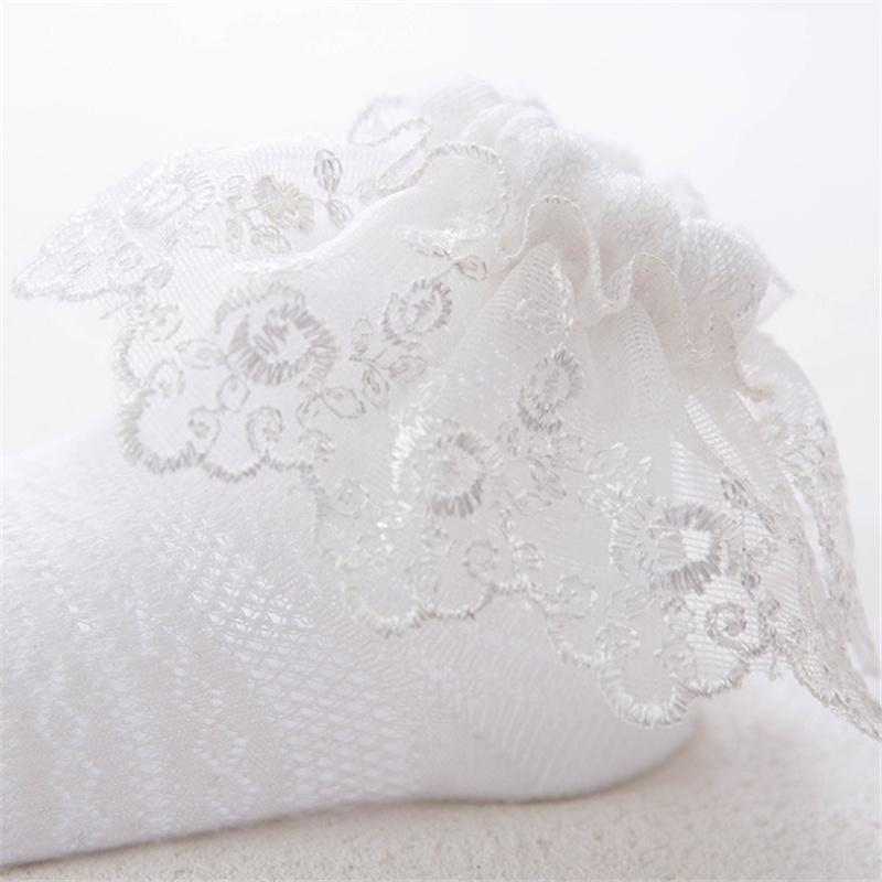 Baby Girl Lace Ruffle Socks