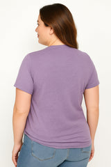 No I Can't Do Snapchat On Tiktok Print Women Slogan Plus Size T-Shirt