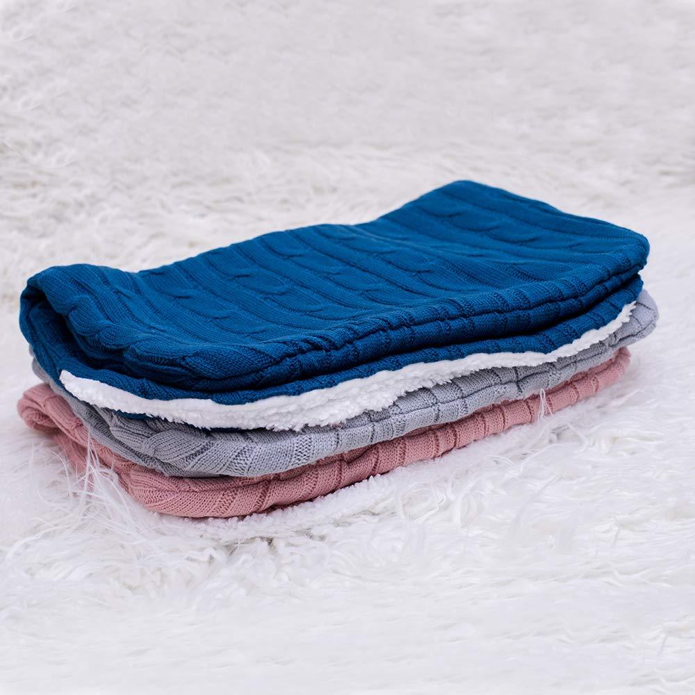 Baby Girls Boys Wrap Swaddle Blankets  Knit Sleeping Bag