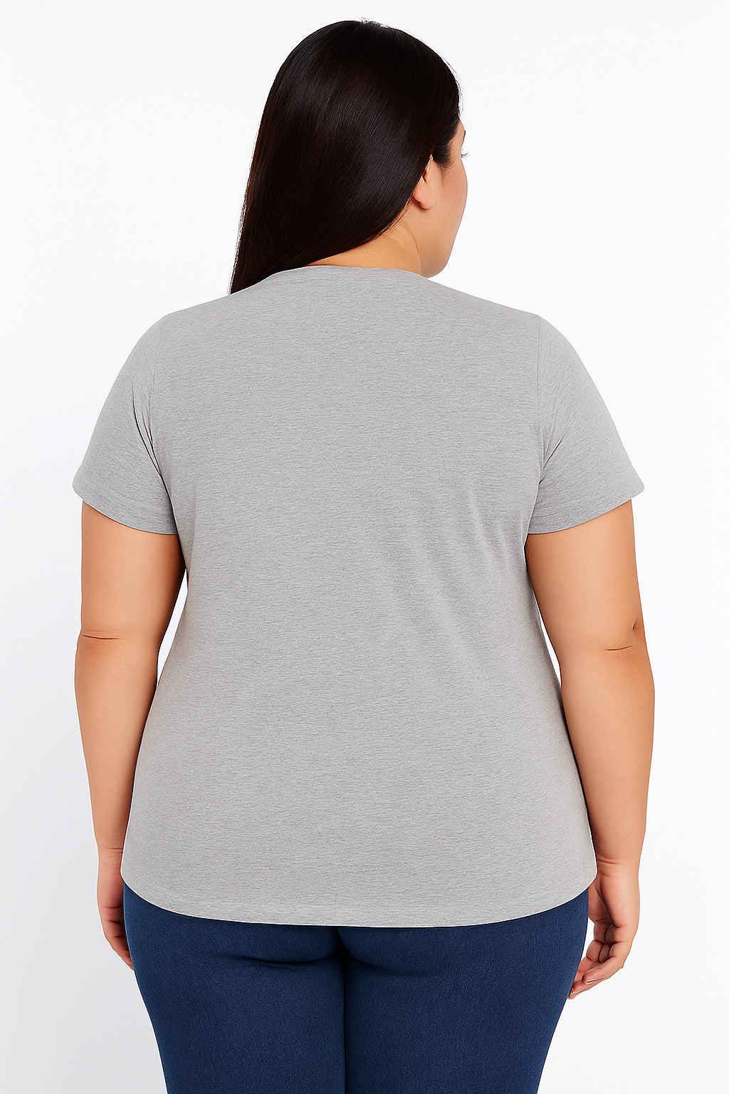 "If We Are In A Don't Laugh Situation Don't Look At Me"Letter Printed Plus Size T-Shirt