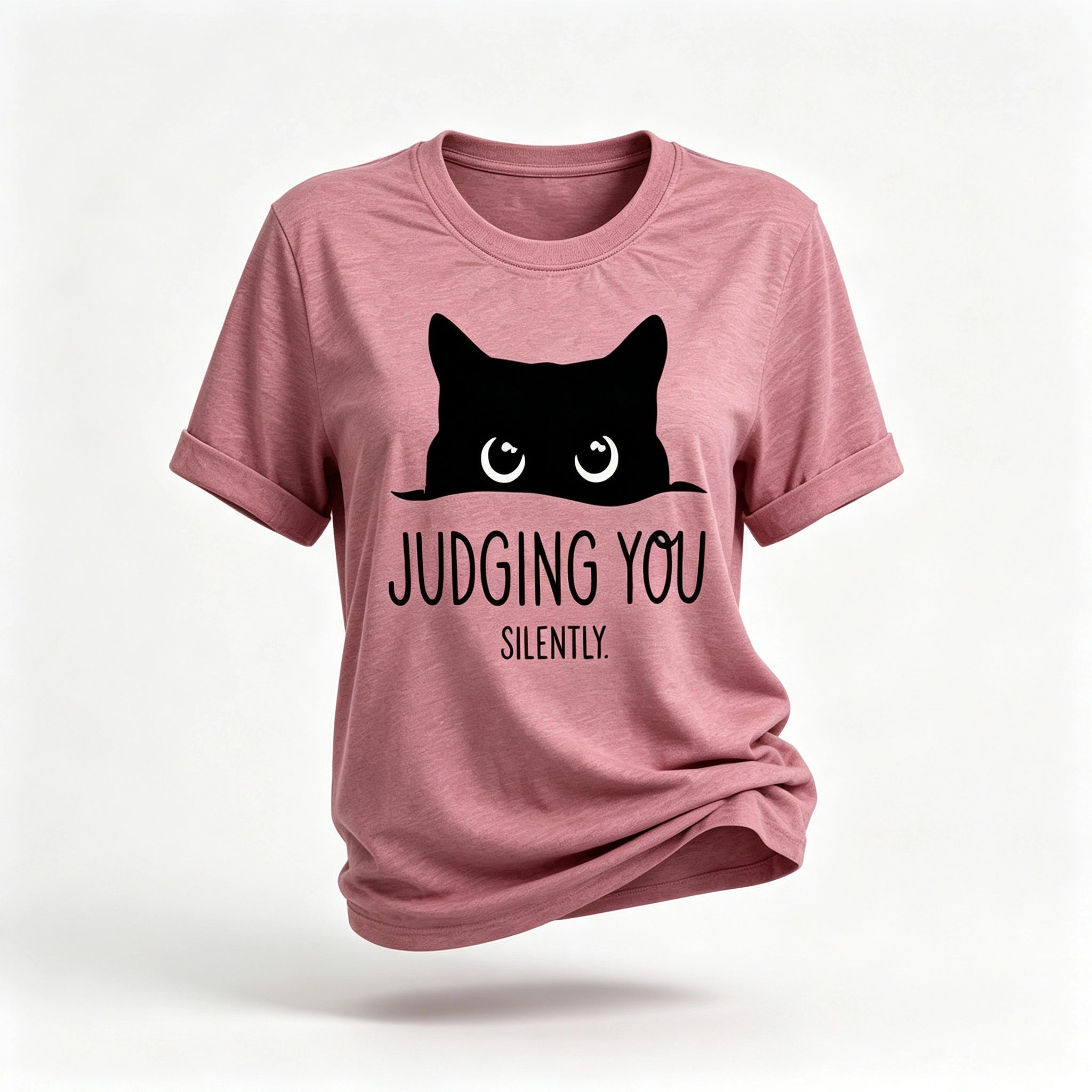 Judging You Print Women Slogan T-Shirt