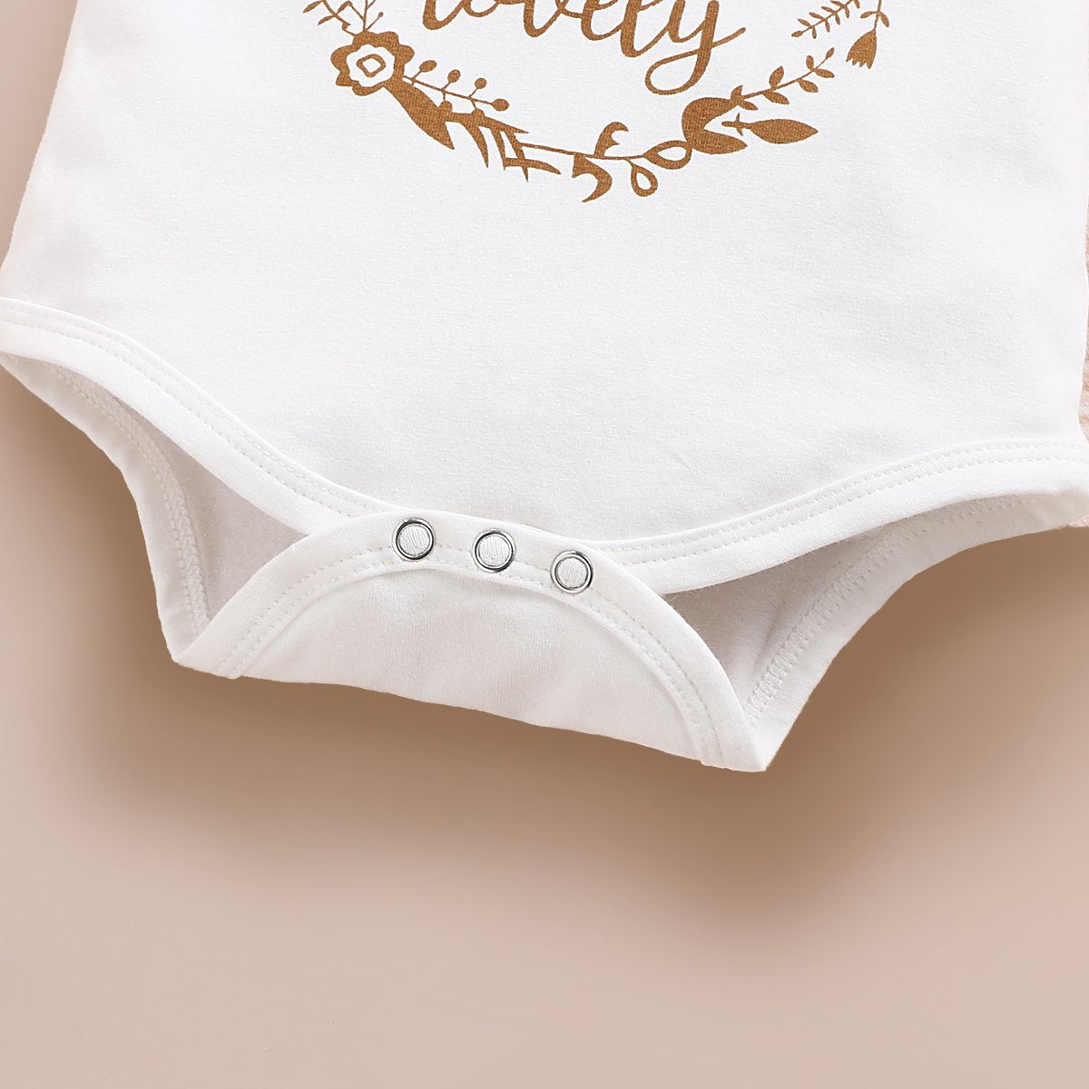 Lovely Polka Dots Printed Baby Set