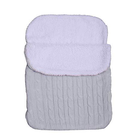Baby Girls Boys Wrap Swaddle Blankets  Knit Sleeping Bag
