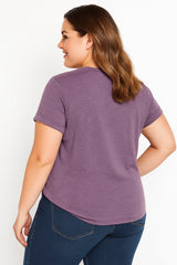 “Do you want me to be honest” Letter Print Plus Size T-Shirt