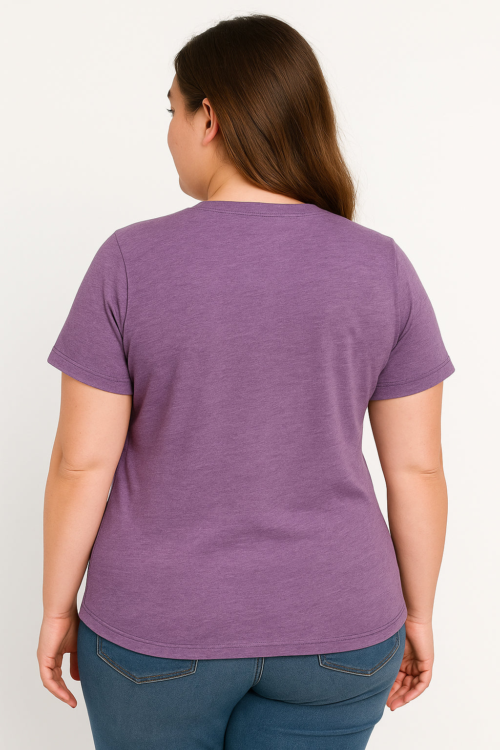 I Want To Be So Full Of Christ Letter Print Women Slogan Plus Size T-Shirt