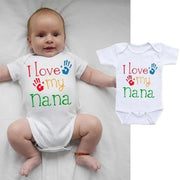 "I Love My Nana" Newborn Boys Girls Romper