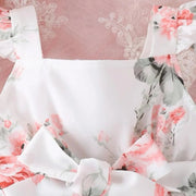 Pretty Floral Printed Baby Sleeveless Dress