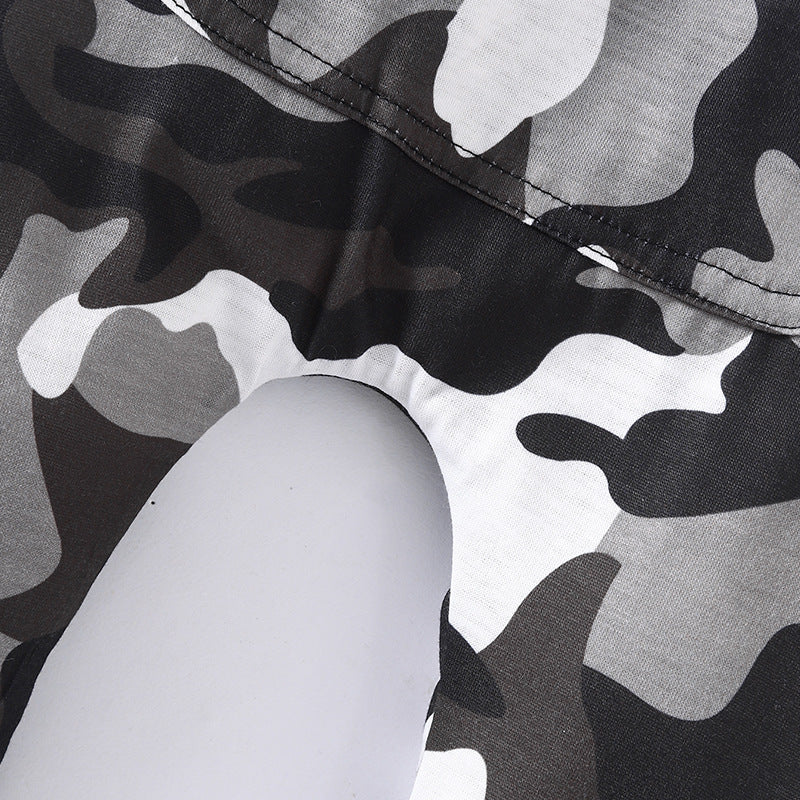 2PCS Cool Camouflage Printed Baby Boy Set