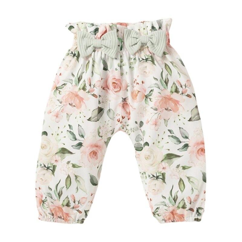 2PCS Lovely Floral Printed Baby Set