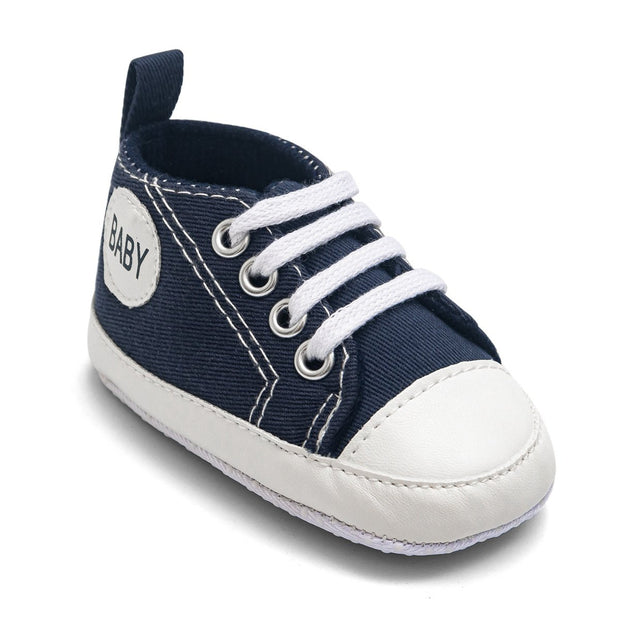 Baby Boy Girl “ Baby ” Letter Printed Anti-slip Canvas Shoes