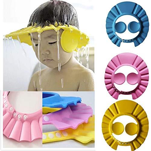 1PC Baby Adjustable Bathing Bath Protect Ears Shampoo Shower Cap