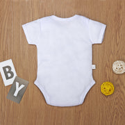 I Hooked Daddy's Heart Print Romper