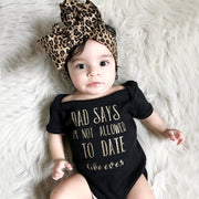 Baby Girls Romper Bodysuit Jumpsuit Headband Romper
