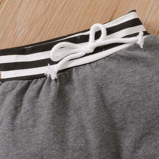 3PCS "New To The Crew" Letter Printed Baby Boy Set