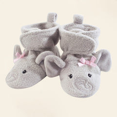 Adorável elefante 3D impresso botas de pelúcia quentes sapatos de bebê
