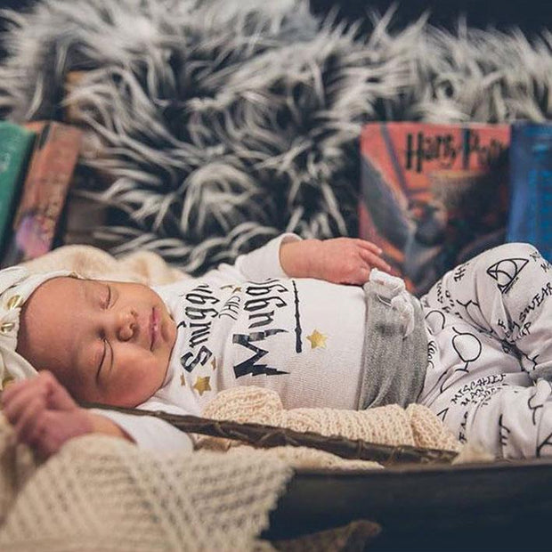 3PCS Baby Girl “Snuggle this muggle” Letter Printed Romper With Pants Baby Set