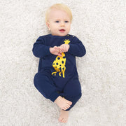 Cute Giraffe Printed Baby Jumpsuit