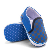 Baby Boy Girl Plaid Anti-slip Canvas Shoes
