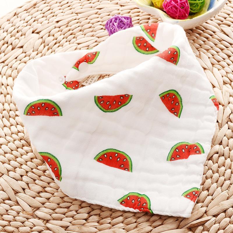 6-pack Adorable Cotton Baby Bibs