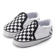 Baby Boy Girl Plaid Anti-slip Canvas Shoes