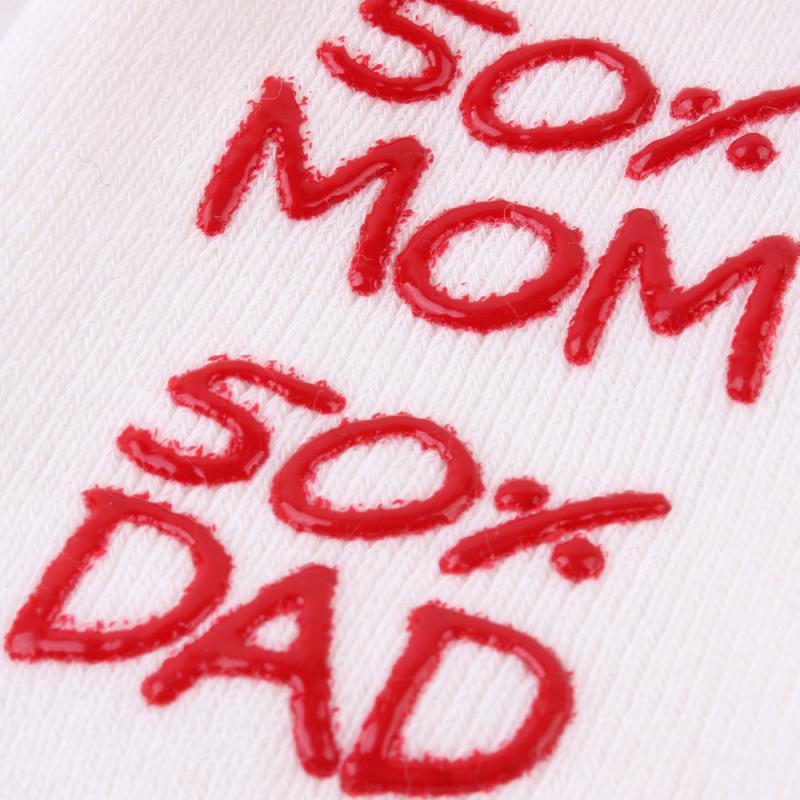 1 par de meias macias estampadas com letras para bebês recém-nascidos fofos para bebês meninos e meninas