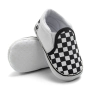 Baby Boy Girl Plaid Anti-slip Canvas Shoes