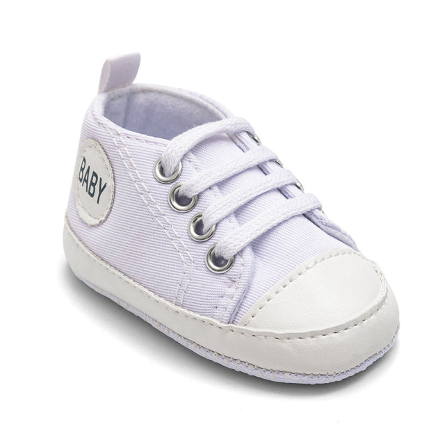 Baby Boy Girl “ Baby ” Letter Printed Anti-slip Canvas Shoes