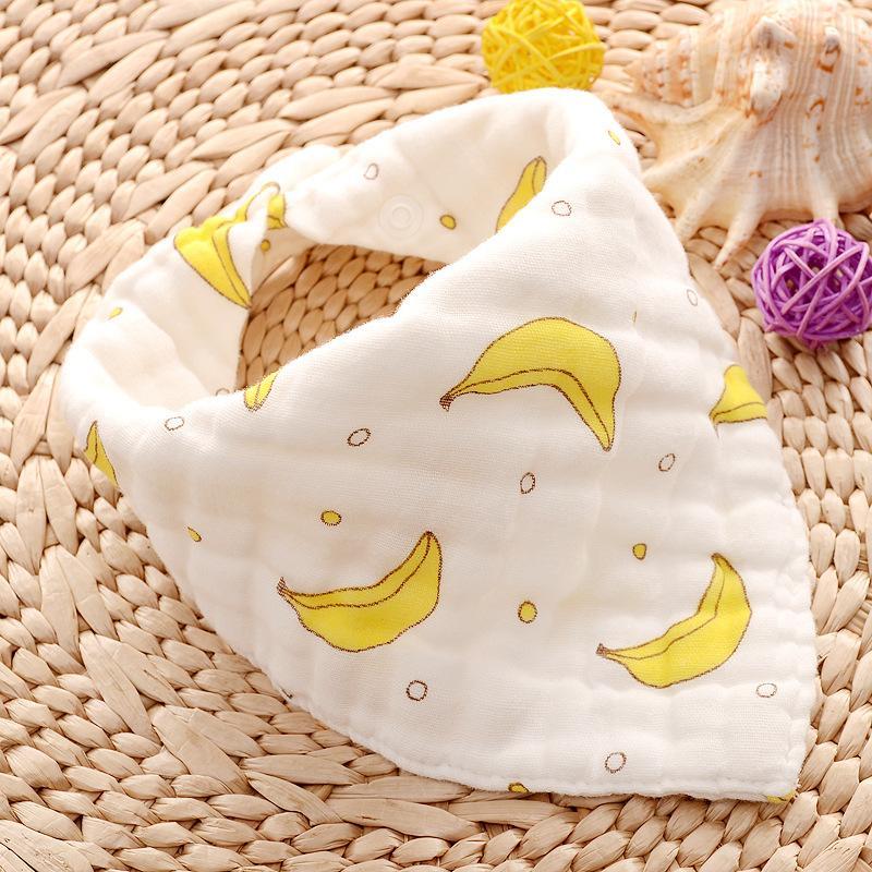 6-pack Adorable Cotton Baby Bibs