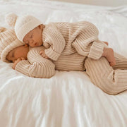 Lovely Solid Color Baby Long Sleeve Jumpsuit