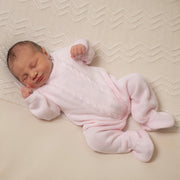 Pretty Solid Color Baby Long Sleeve Jumpsuit