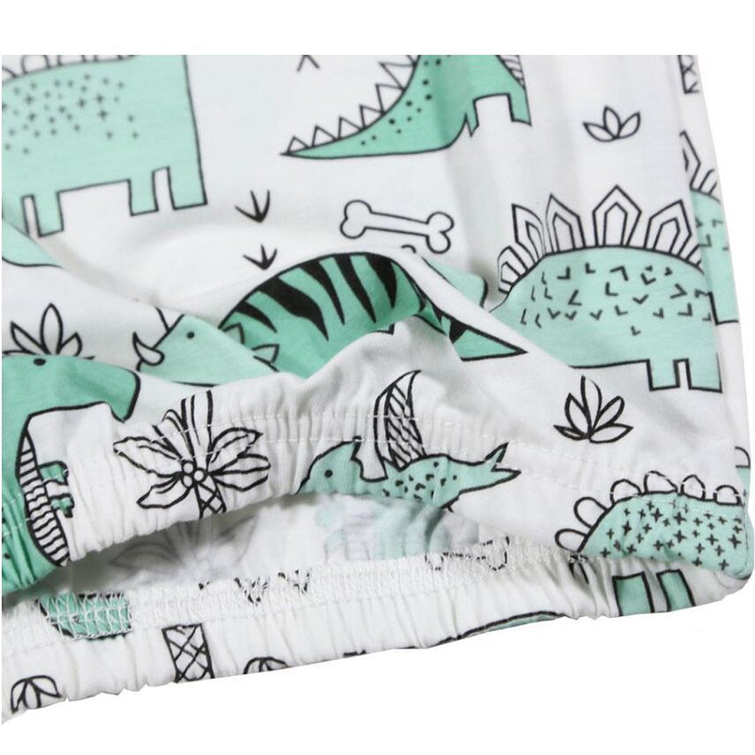Sac de couchage pour bébé, joli dessin animé imprimé dinosaure, 2 pièces