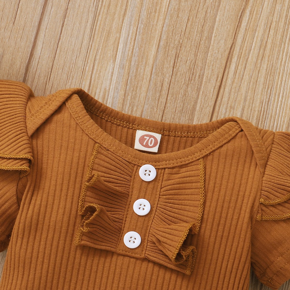 3PCS Lovely Solid Striped Printed Baby Set