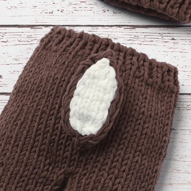 Little Deer Hand Knitted Baby Photography Clothing