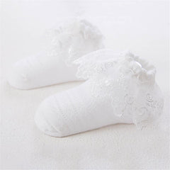 Baby Girl Lace Ruffle Socks