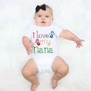 "I Love My Nana" Newborn Boys Girls Romper