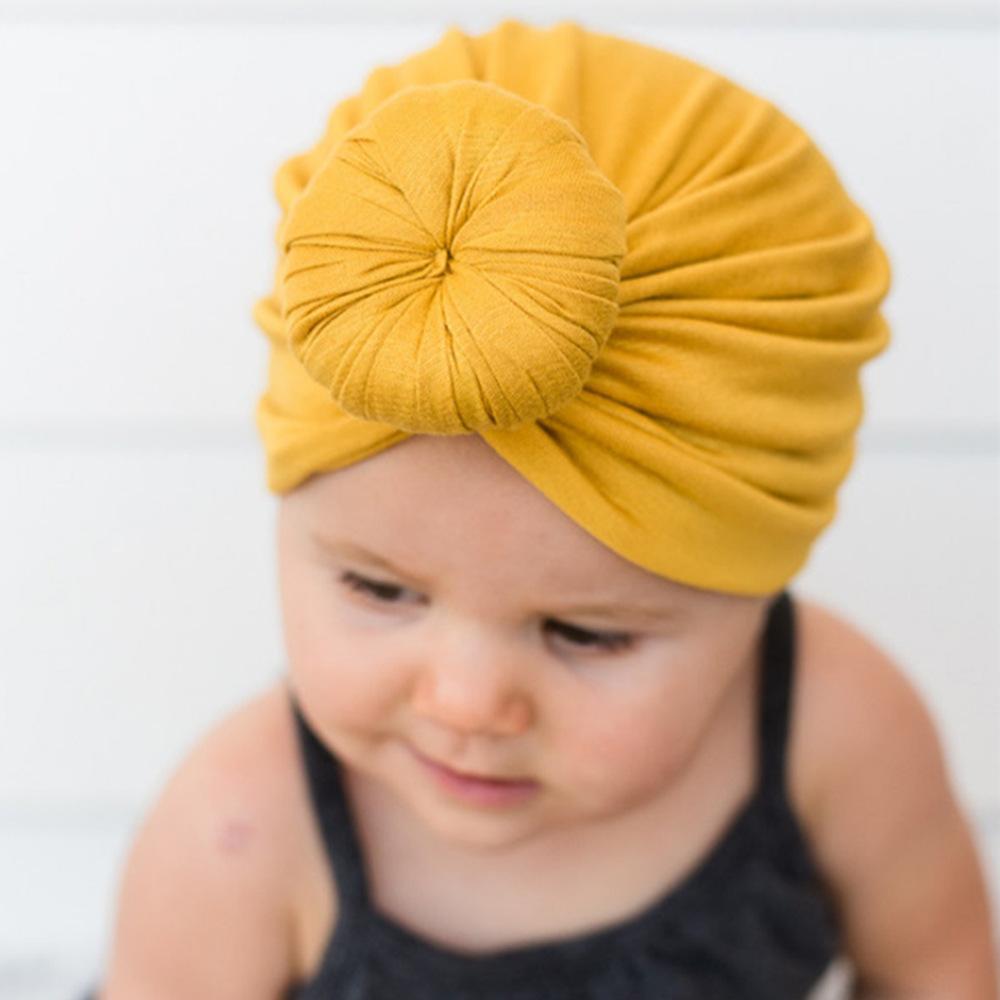 Chapéus fofos de turbante da Índia para bebês e bebês