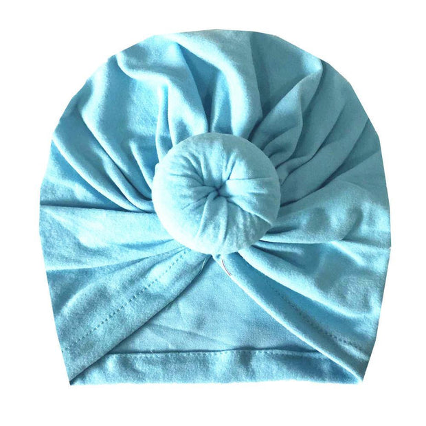 Cute India Turban Hats Baby Infant Donut Hat