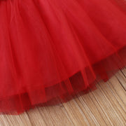 4PCS My 1st Christmas Letter Printed Baby Skirt Set