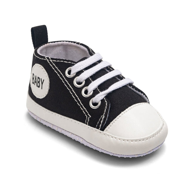 Baby Boy Girl “ Baby ” Letter Printed Anti-slip Canvas Shoes